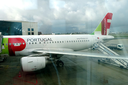 At Lisbon Airport!!!