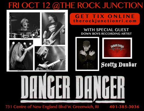 Danger Danger at The Rock Junction, Greenwich, RI on October 12, 2012