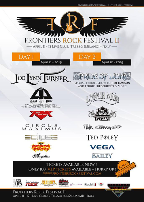 "Frontiers Rock Festival 2" Poster