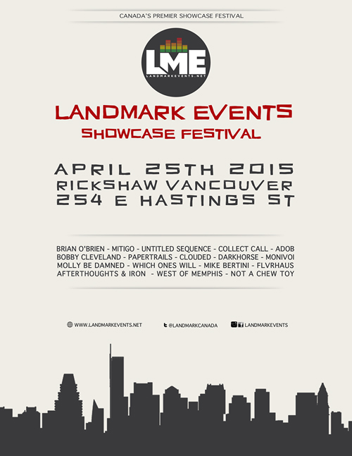 "Landmark Events Showcase Festival" Poster
