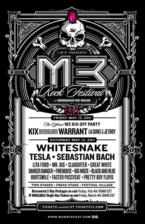 "M3 Rock Festival 2011" Poster