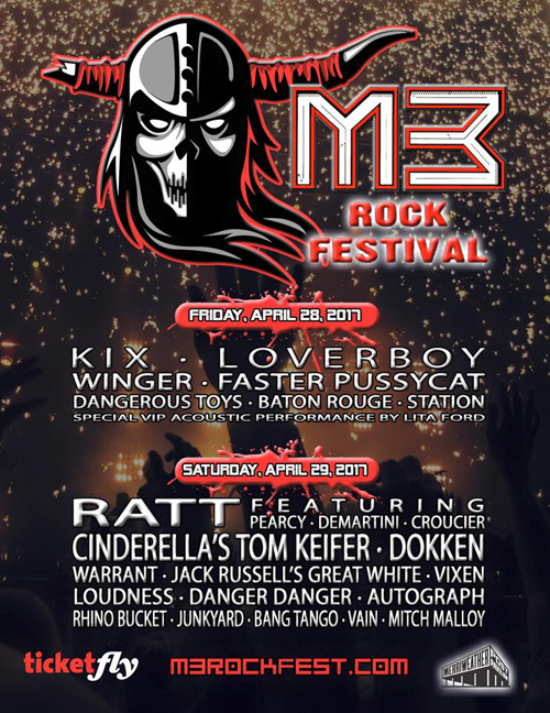 M3 Rock Festival 2017 Poster