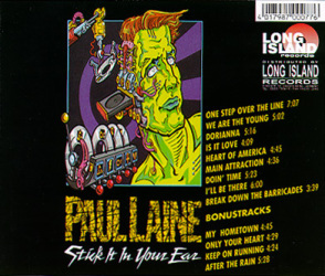 Stick It In Your Ear / Paul Laine (with Bonus Tracks) : Back