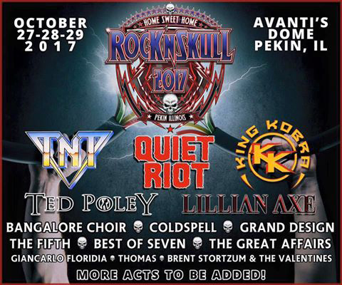 Ted Poley - Rock N' Skull 2017 - August 27, 2016 Announce