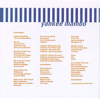 Yankee Mambo - Back of the Front